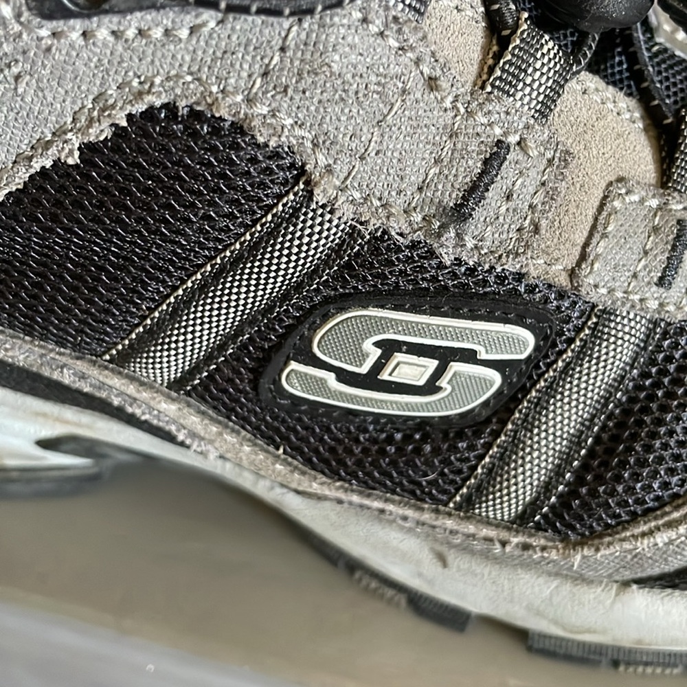 Skechers Sport Men Memory Foam Sneaker. Grey/Black - Picture 7 of 9